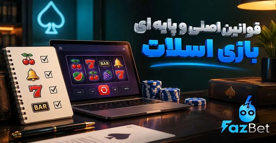 قوانین اصلی و پایه ای بازی اسلات